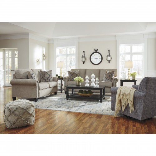 [SPECIAL] Basiley Pewter Living Room Set