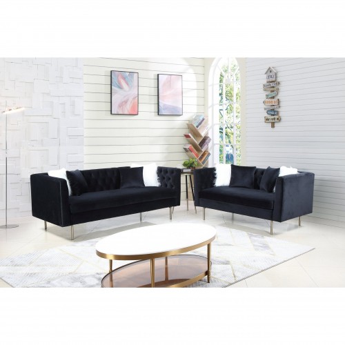 [SPECIAL] Prince Velvet Sofa & Loveseat